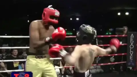 Lamar Odom boxeando Lamar Odom boxeando