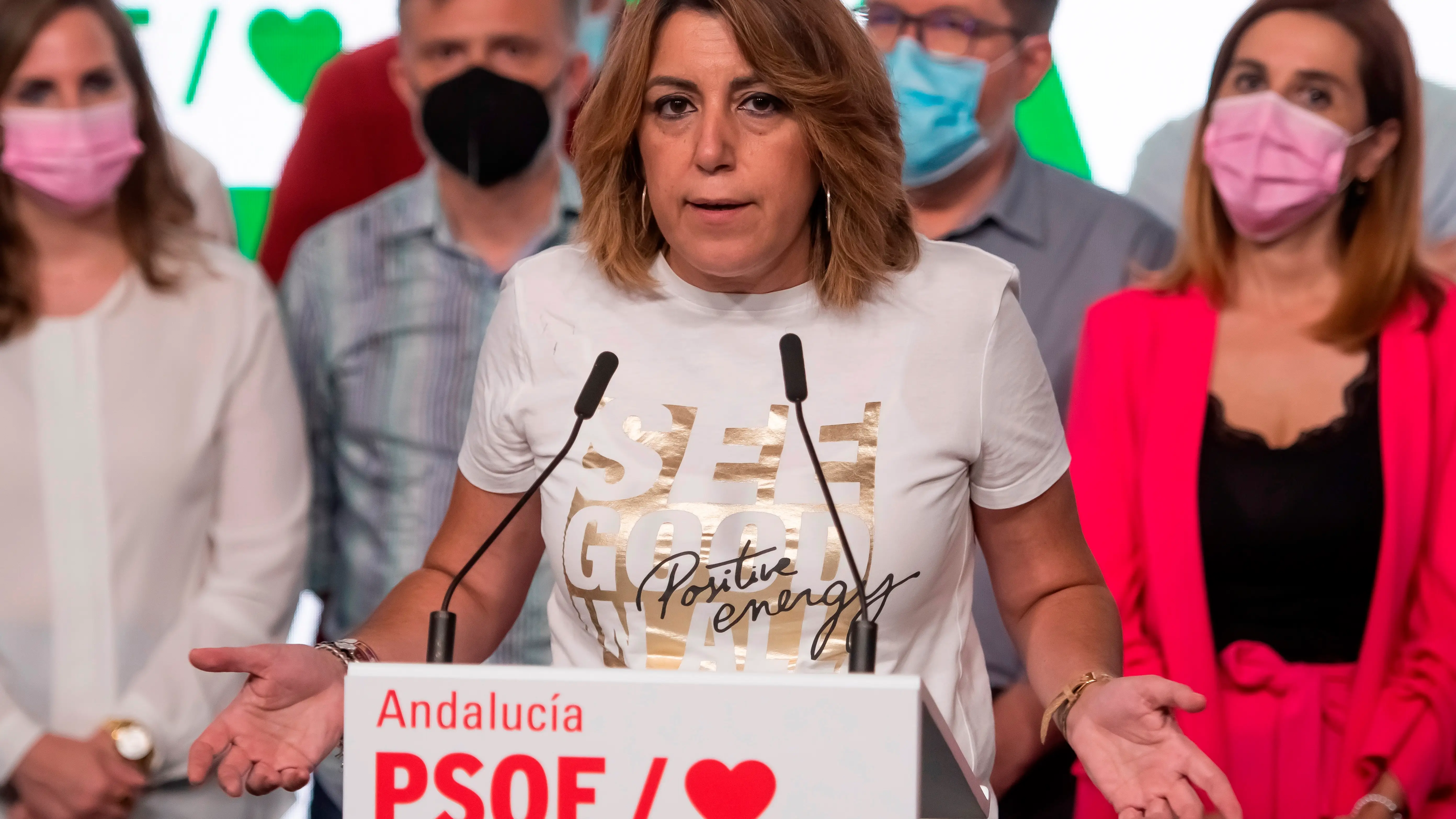 Susana Díaz, en rueda de prensa Susana Díaz, en rueda de prensa