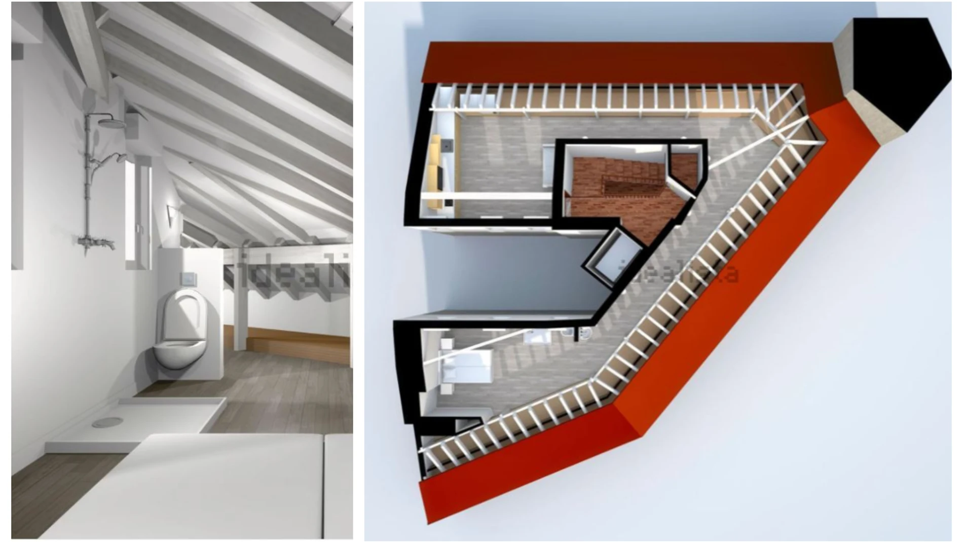 Anuncio de Idealista: Se vende piso en Bilbao de 120 metros cuadrados con sólo 45 metros útiles