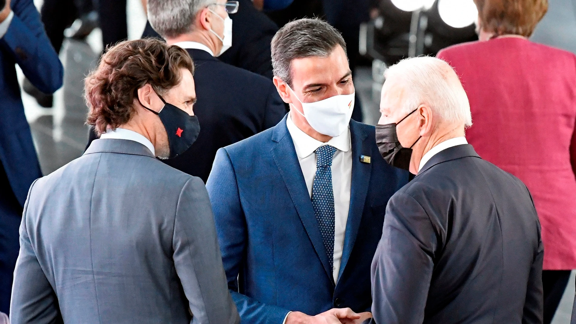 Encuentro entre Pedro Sánchez y Joe Biden en la cumbre de líderes de la OTAN