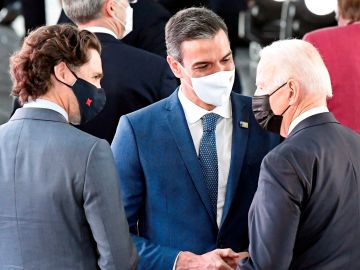 Pedro Sánchez y Joe Biden