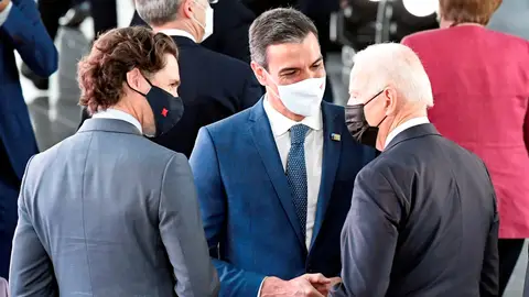 Pedro Sánchez y Joe Biden OTAN
