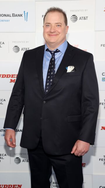 Este es el aspecto que luce Brendan Fraser, el que fuera George de la Jungla o Rick O'Connell en la trilogía de la momia