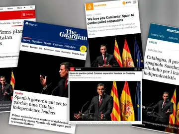 Así se han hecho eco los medios internacionales de los indultos a los presos del procés del Gobierno Así se han hecho eco los medios internacionales de los indultos a los presos del procés del Gobierno