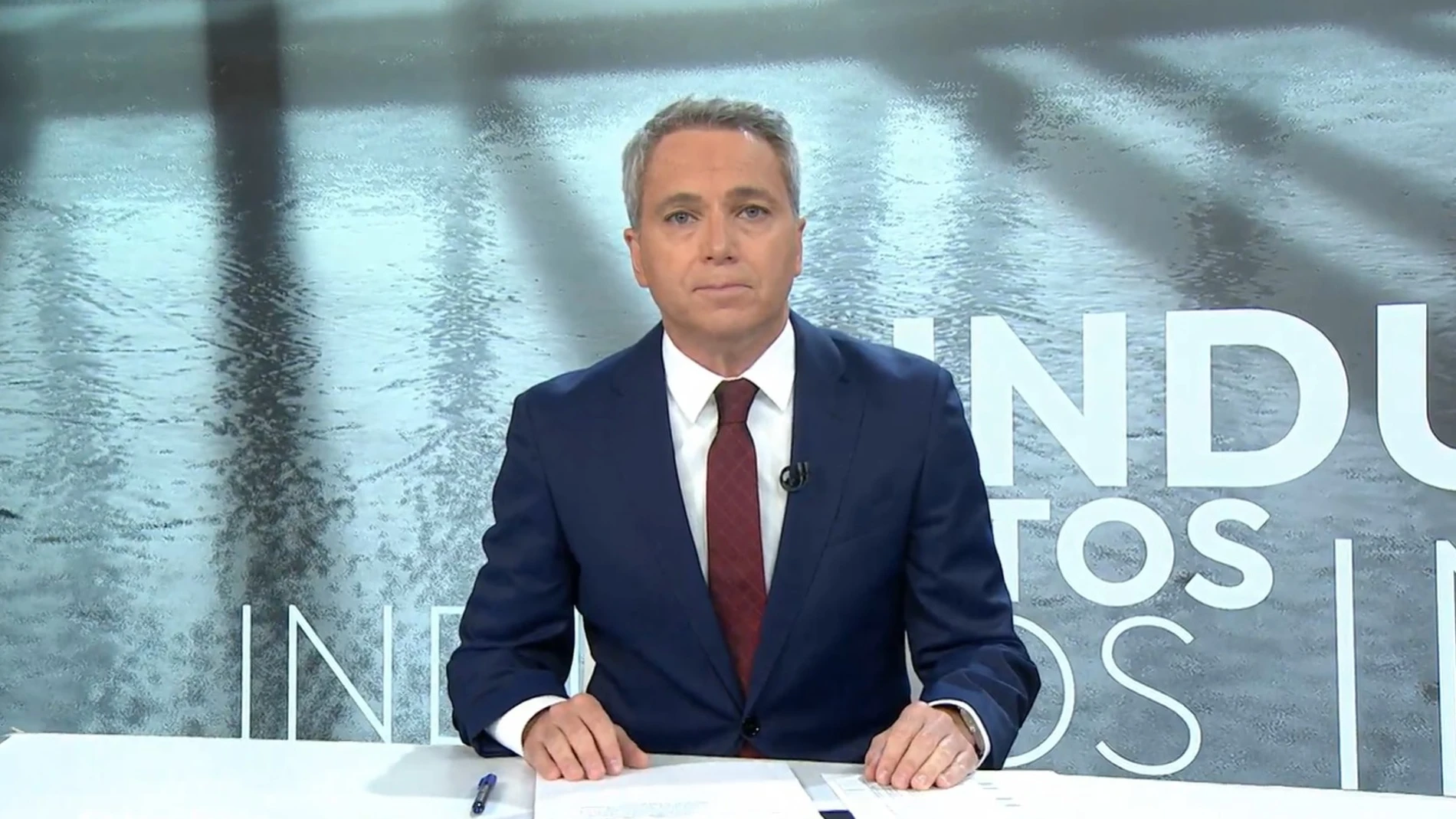 El presentador de Antena 3 Noticias Vicente Vallés
