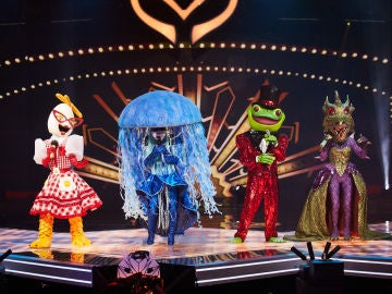 Esta noche, cuatro máscaras juntas dan una 'Fiesta' sobre el escenario: así comienza 'Mask Singer'