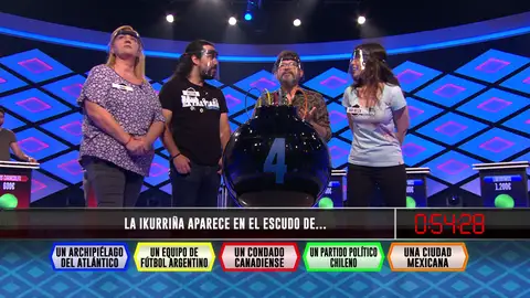 La ikurriña… ¿en el Atlántico? Héctor lidera el pleno de ‘Libérrimos’ en la fase inicial de ‘¡Boom!’ La ikurriña… ¿en el Atlántico? Héctor lidera el pleno de ‘Libérrimos’ en la fase inicial de ‘¡Boom!’