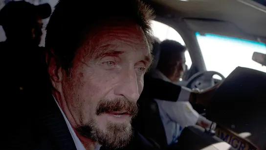 John McAfee en una imagen de archivo John McAfee en una imagen de archivo