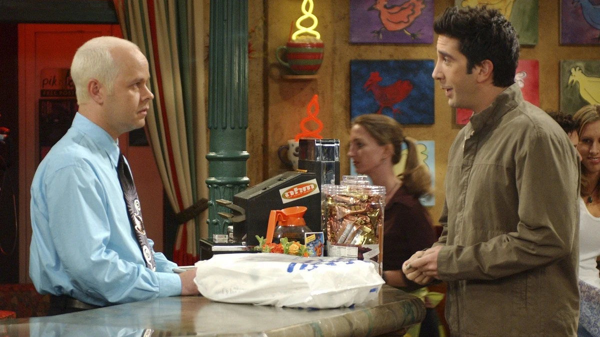 James Michael Tyler y David Schwimmer en 'Friends' James Michael Tyler y David Schwimmer en 'Friends'