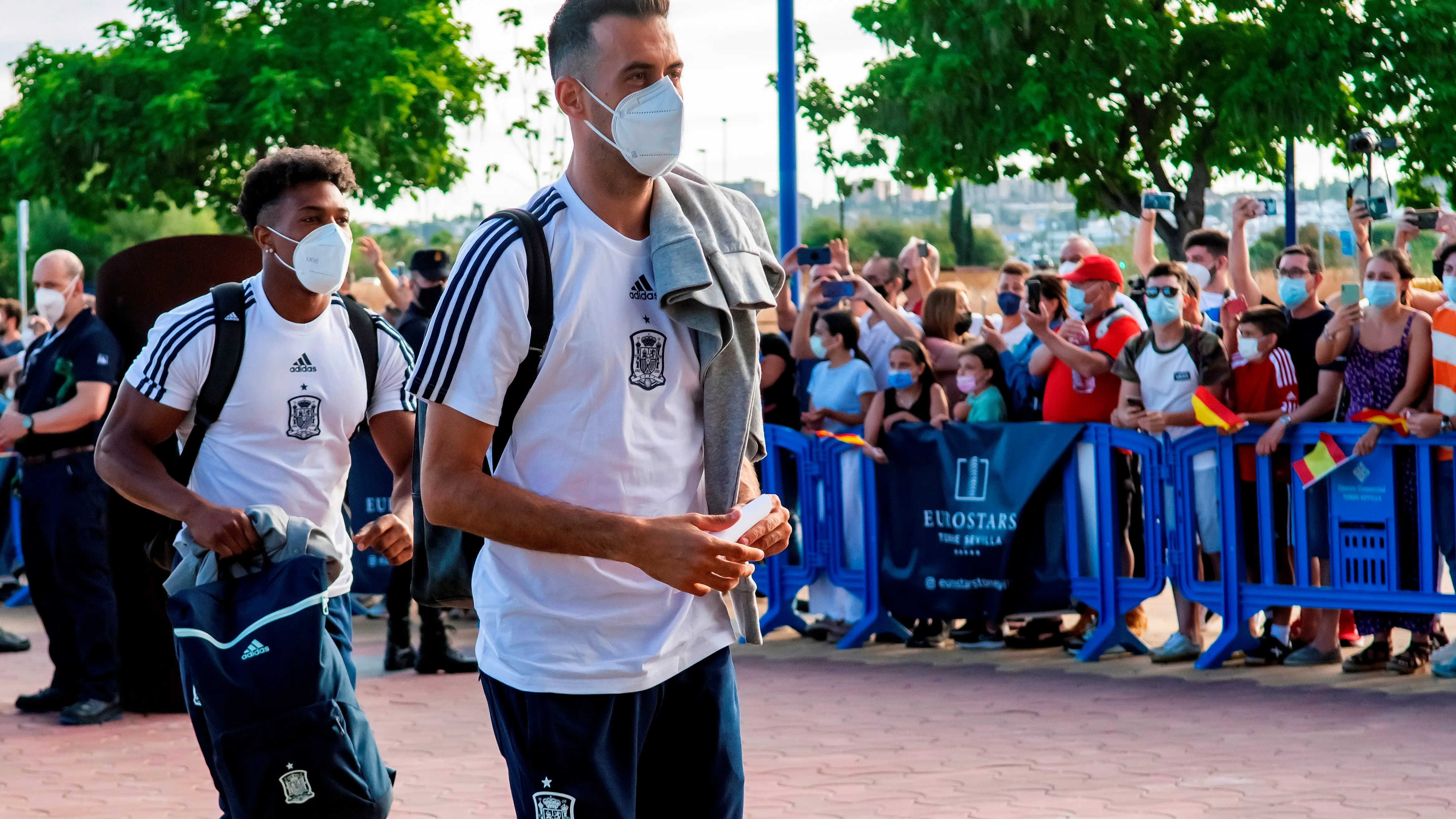 El centrocampista de la selección española Sergio Busquets El centrocampista de la selección española Sergio Busquets