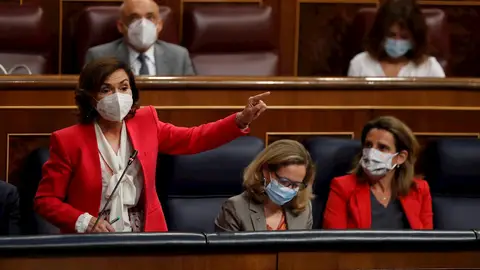 La vicepresidenta primera del Gobierno, Carmen Calvo La vicepresidenta primera del Gobierno, Carmen Calvo