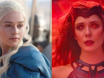Elizabeth Olsen ('WandaVision') y Emilia Clarke como Daenerys en 'Juego de Tronos'