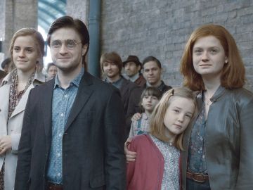Los protagonistas de 'Harry Potter' en el epílogo