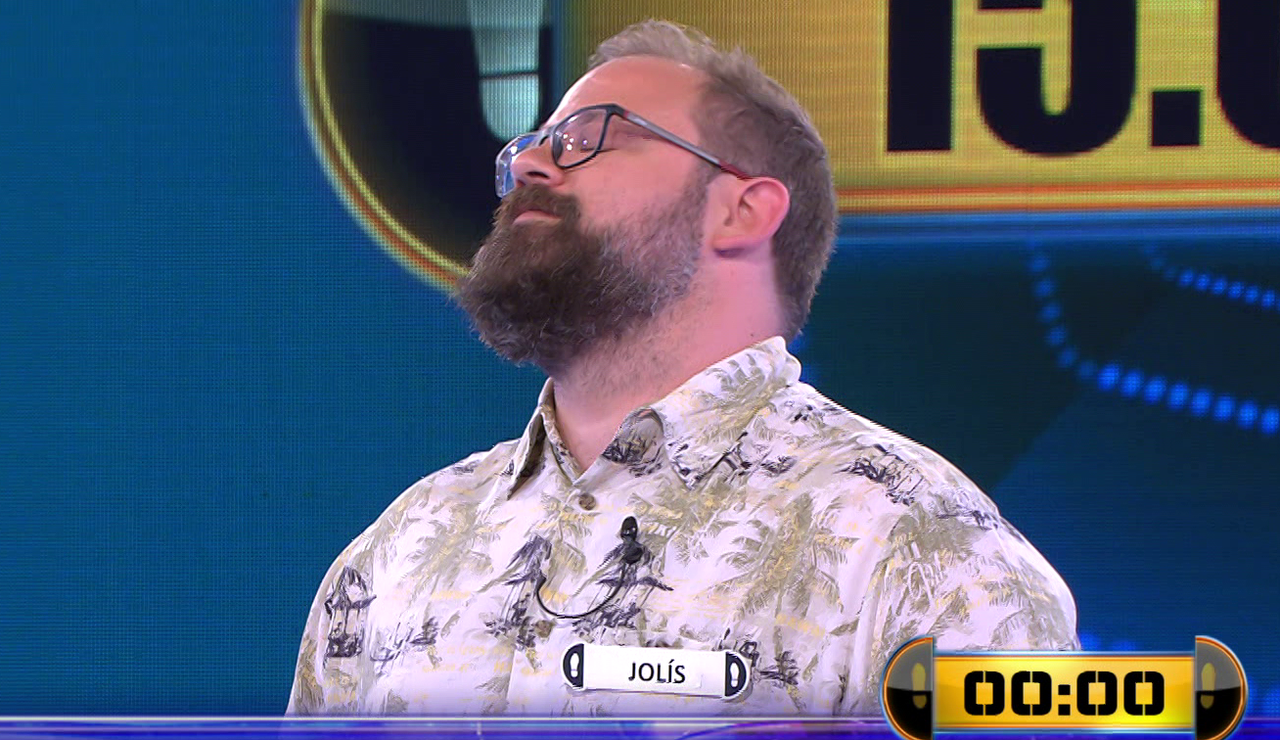 ¡Por una letra! Jolís, muy cerca de ganar el Duelo Final en su tarde más extraña de ‘¡Ahora caigo!’ ¡Por una letra! Jolís, muy cerca de ganar el Duelo Final en su tarde más extraña de ‘¡Ahora caigo!’