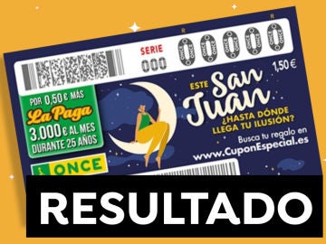 Comprobar ONCE: Resultado del sorteo del Cupón Diario Especial de San Juan hoy 24 de junio