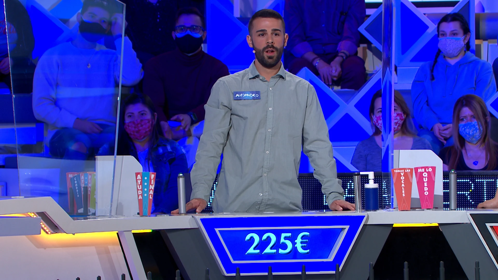 El bloqueo total de Alejando a falta de dos consonantes en ‘La ruleta de la suerte’ El bloqueo total de Alejando a falta de dos consonantes en ‘La ruleta de la suerte’