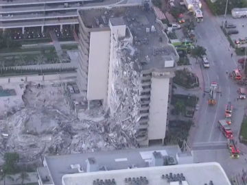 Edificio que ha colapsado parcialmente en Miami