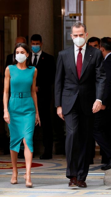 La reina Letizia y el rey Felipe VI