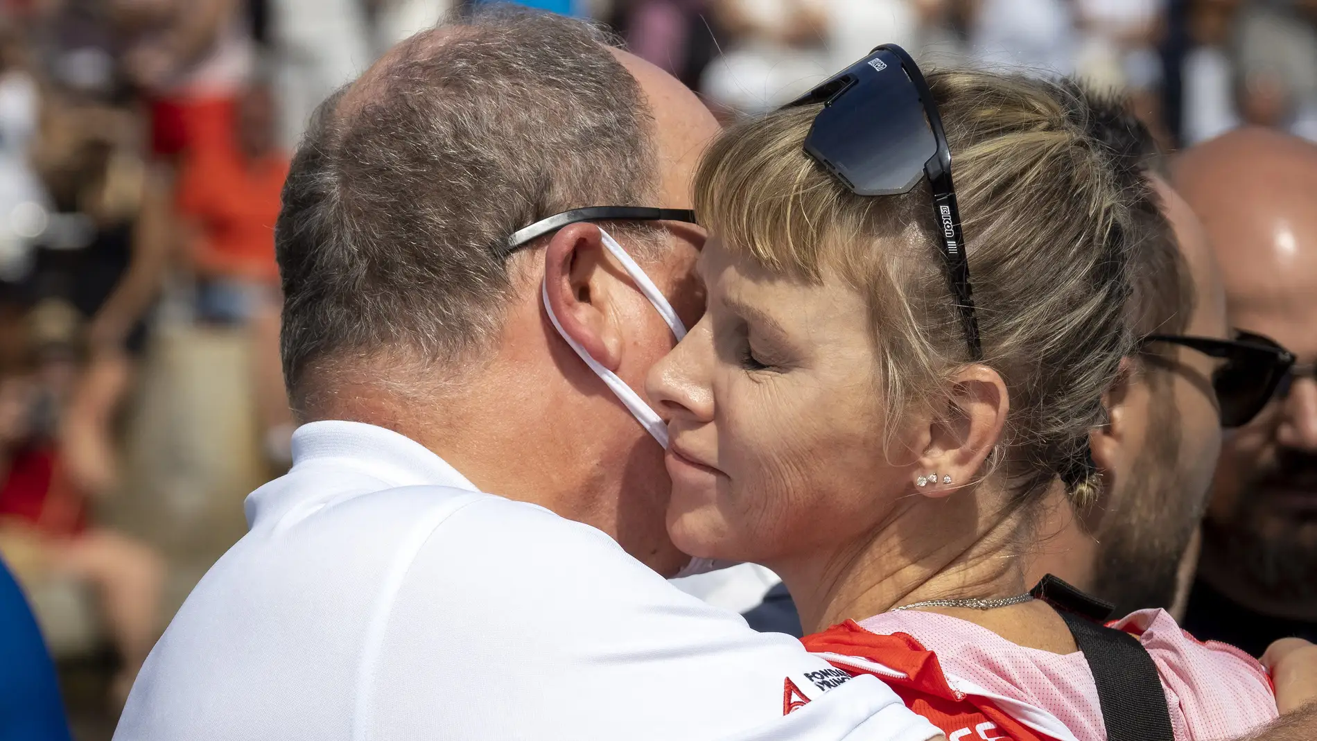 Charlene de Mónaco y el príncipe Alberto