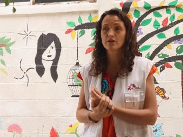 La cooperante española de Médicos Sin Fronteras, María Hernández