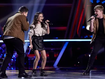 Marina, Ferrán y Xoel cantan ‘Like I’m gonna lose you’ en las Batallas de ‘La Voz Kids’ Marina, Ferrán y Xoel cantan ‘Like I’m gonna lose you’ en las Batallas de ‘La Voz Kids’