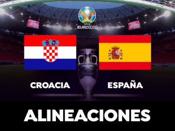 Alineación de España contra Croacia en el partido de hoy de la Eurocopa 2021