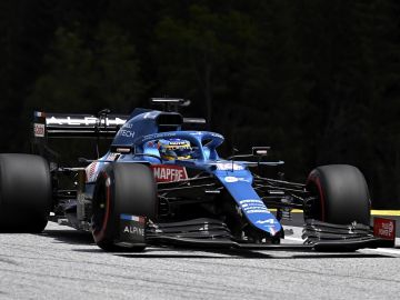 Verstappen lidera los Libres 2 del GP de Estiria; Alpine apunta alto con Ocon 3º y Fernando Alonso 5º