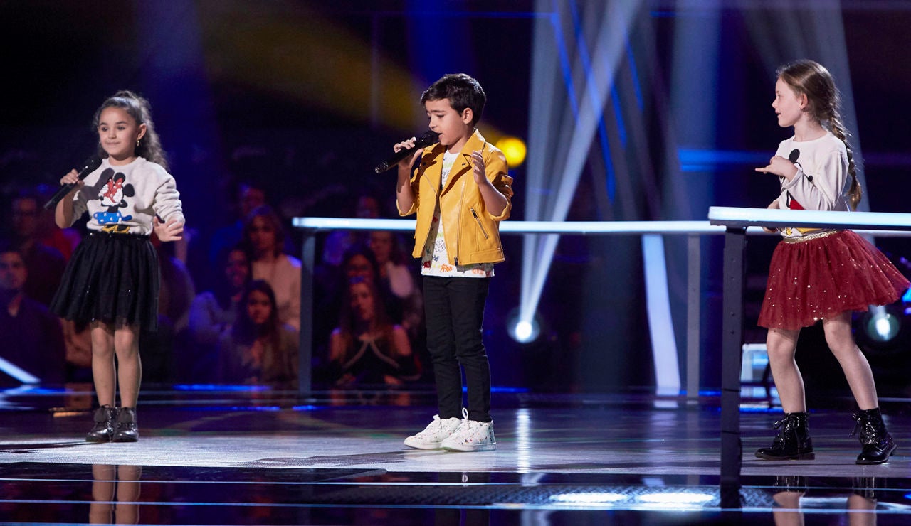 Samira, Sofía y Carlos cantan ‘Hoy’ en las Batallas de ‘La Voz Kids’
