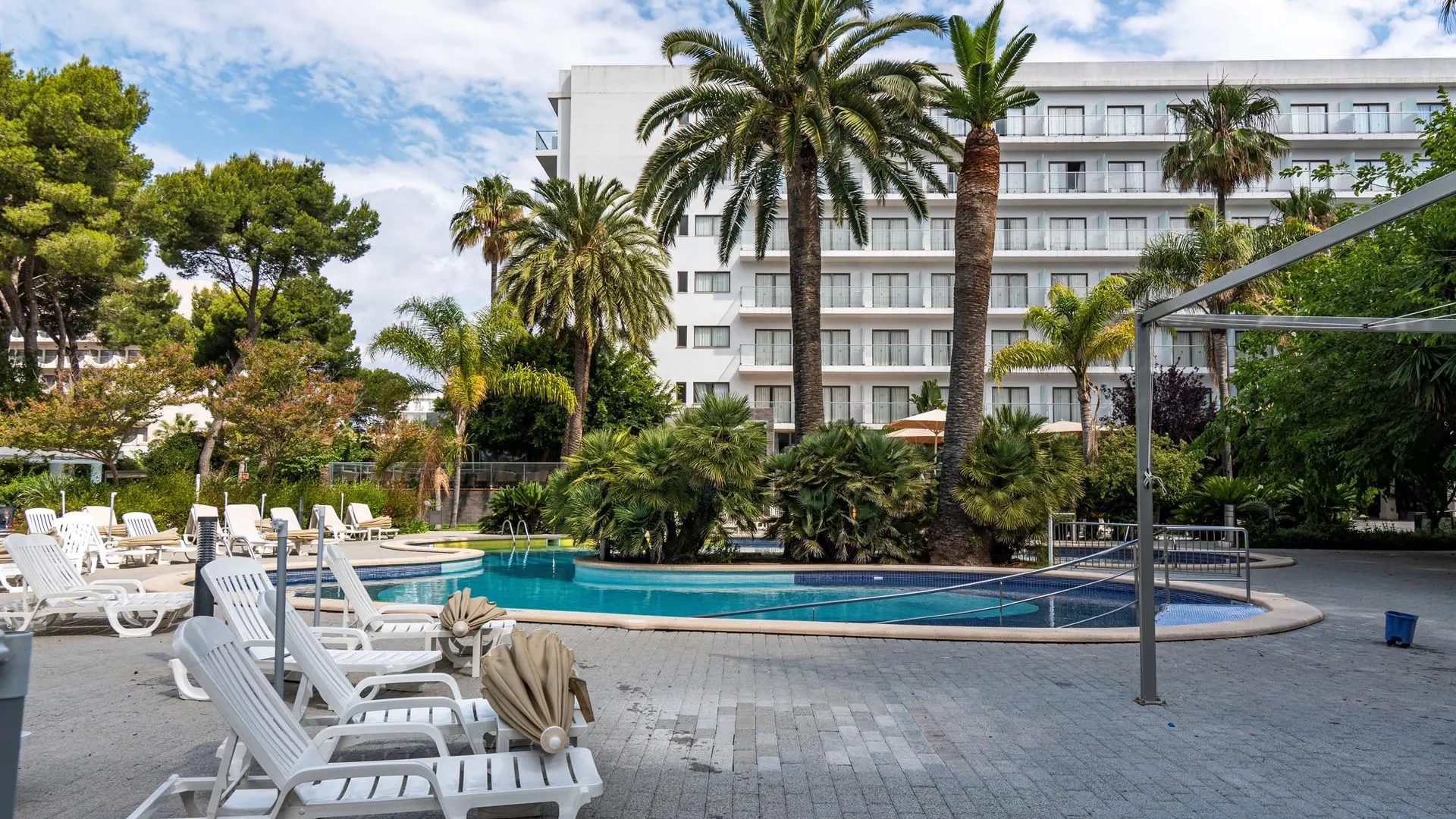 Vista de un hotel de la Playa de Palma. 