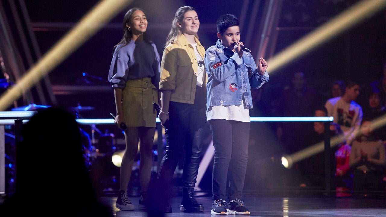 Levi, Lisbel y Haizea cantan ‘Diamonds’ en las Batallas de ‘La Voz Kids’
