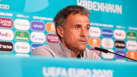 Luis Enrique en rueda de prensa Luis Enrique en rueda de prensa