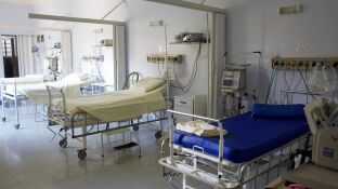 Camas en un hospital