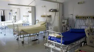 Camas en un hospital Camas en un hospital