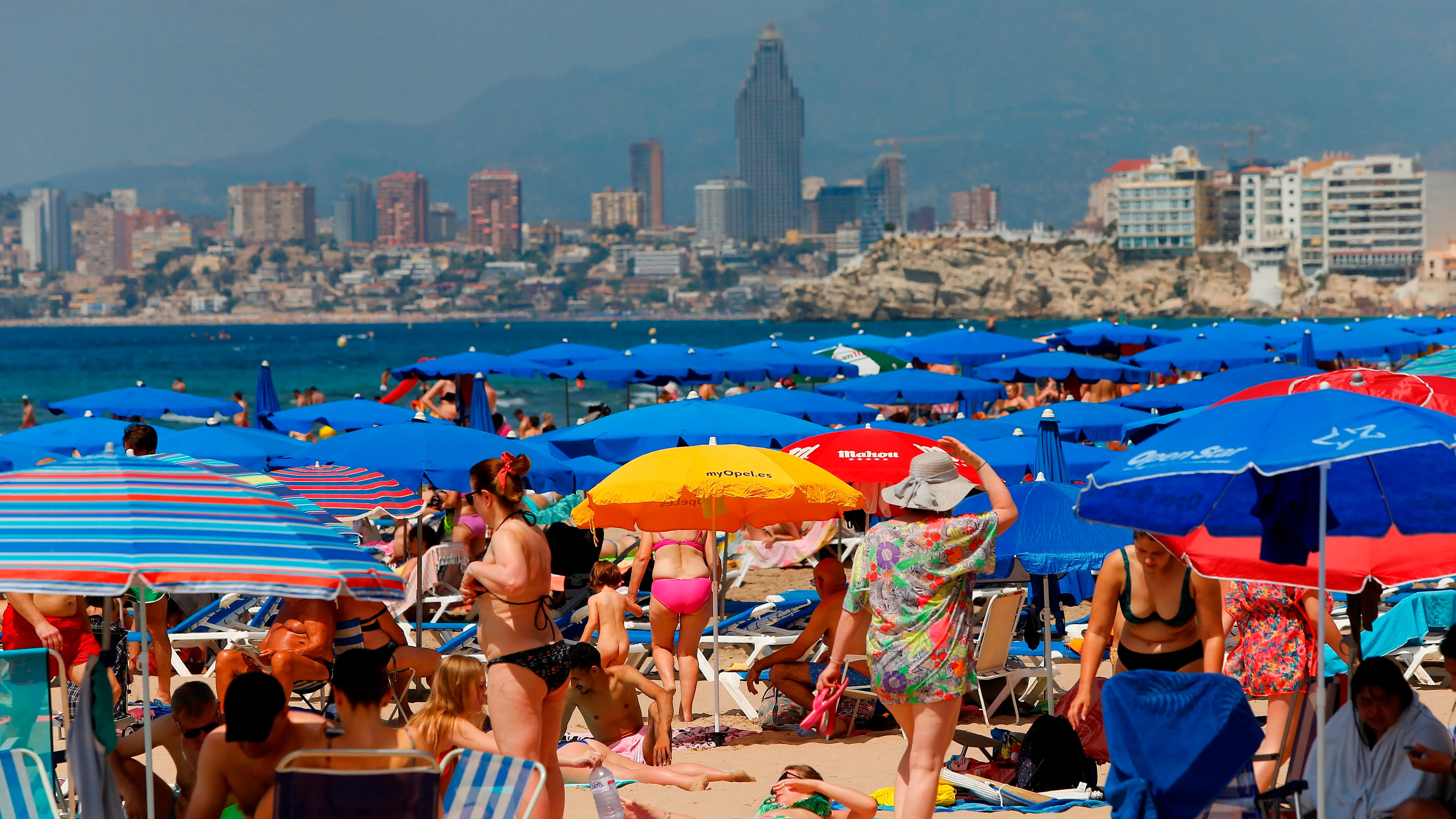 Turistas en Benidorm Turistas en Benidorm