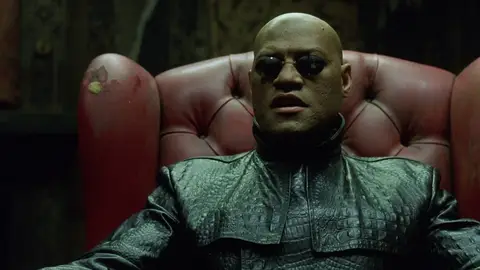 Laurence Fishburne como Morfeo en 'Matrix' Laurence Fishburne como Morfeo en 'Matrix'
