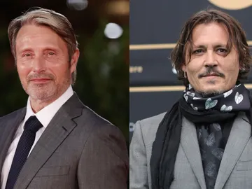 Mads Mikkelsen y Johnny Depp Mads Mikkelsen y Johnny Depp