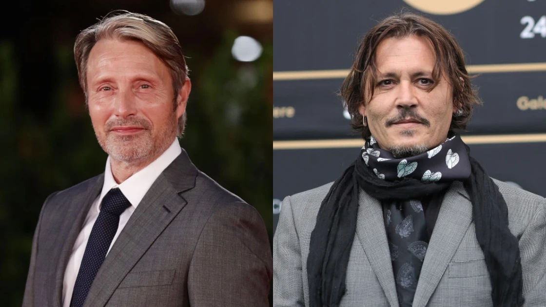 Mads Mikkelsen y Johnny Depp Mads Mikkelsen y Johnny Depp