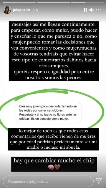 Comentario Julia Janeiro Comentario Julia Janeiro