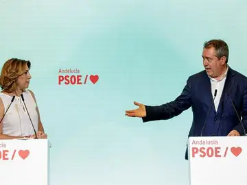 Susana Díaz y Juan Espadas Susana Díaz y Juan Espadas