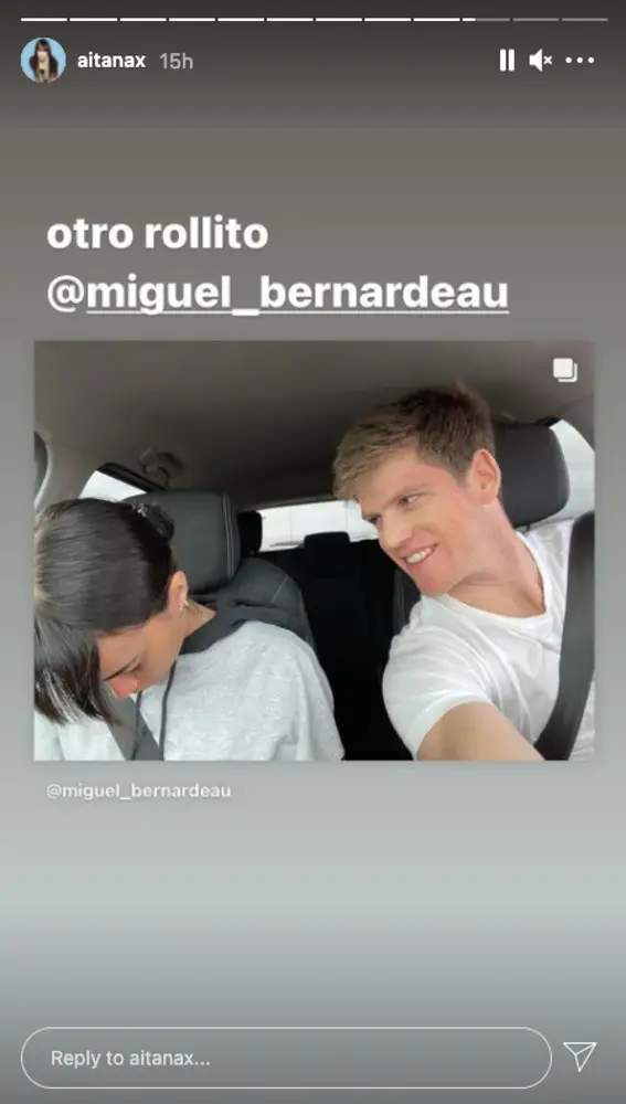 La felicitación de Miguel Bernadeau a su novia Aitana
