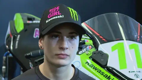 La piloto Ana Carrasco La piloto Ana Carrasco