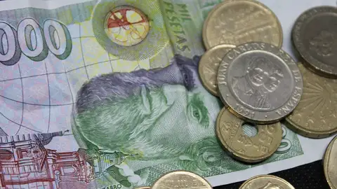 Cambio de pesetas a euros Pesetas