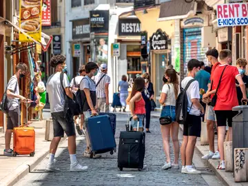 Turistas en España Turistas en España