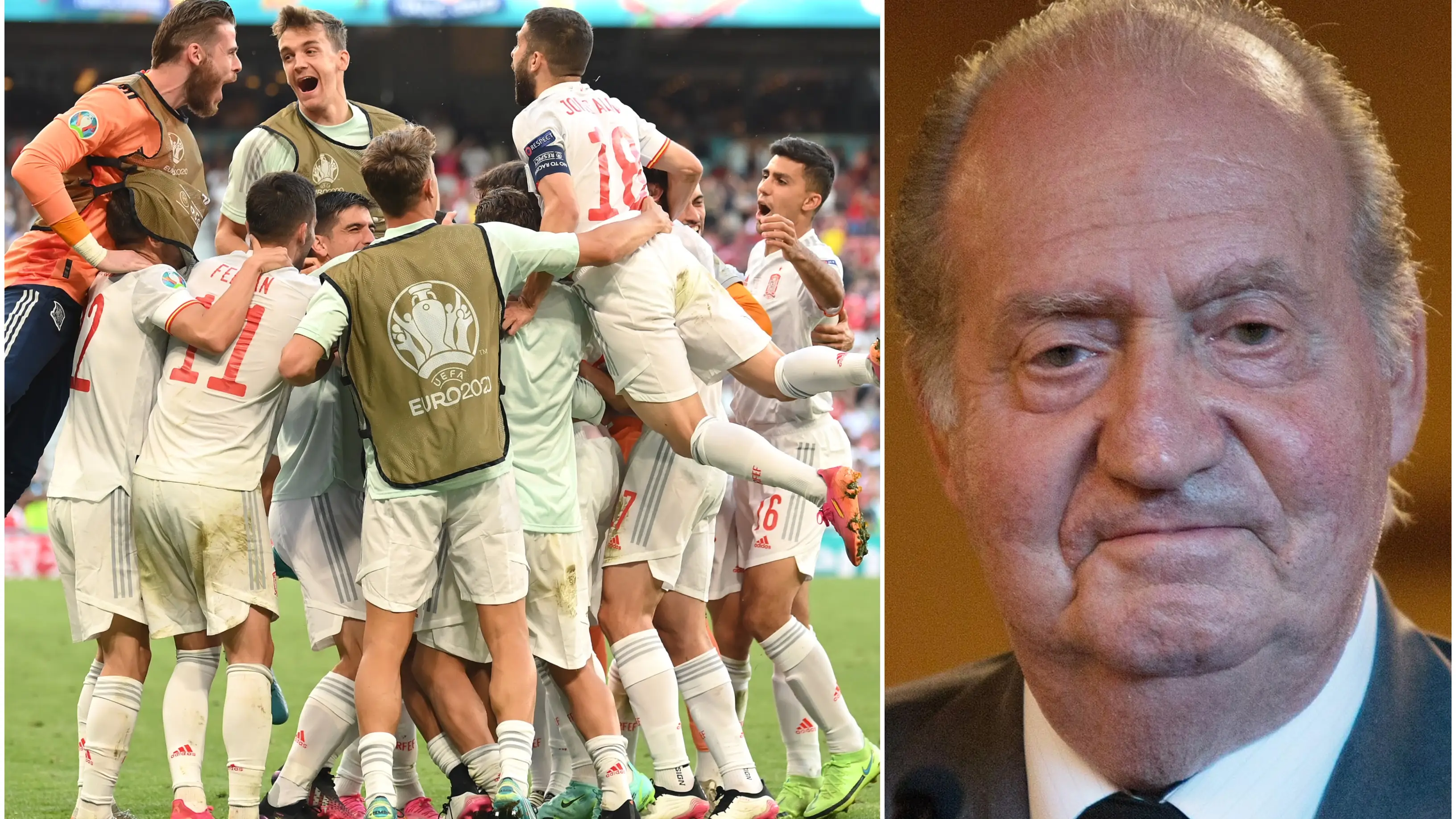 El tuit de Izquierda Unida sobre el Suiza - España de la Eurocopa: "¿Con quién irá el rey emérito?" El tuit de Izquierda Unida sobre el Suiza - España de la Eurocopa: "¿Con quién irá el rey emérito?"