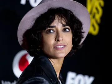 Inma Cuesta posando ante los medios Inma Cuesta posando ante los medios