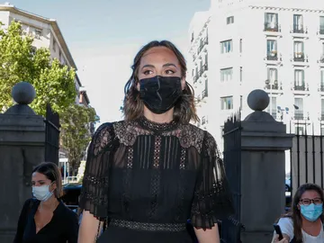 Tamara Falcó en el funeral de su padre Carlos Falcó, el marqués de Griñón Tamara Falcó en el funeral de su padre Carlos Falcó, el marqués de Griñón