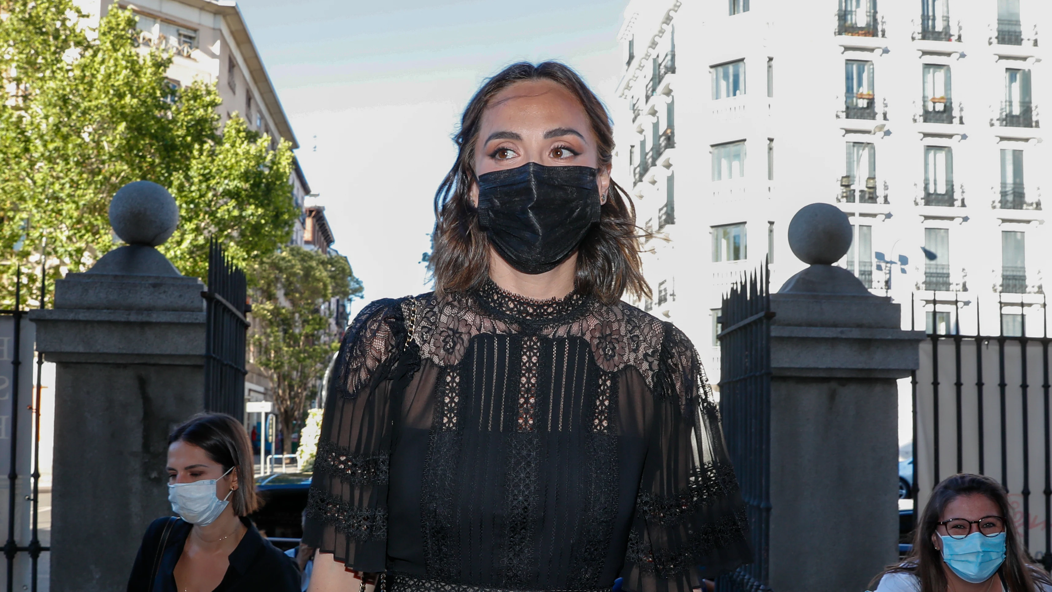 Tamara Falcó en el funeral de su padre Carlos Falcó, el marqués de Griñón Tamara Falcó en el funeral de su padre Carlos Falcó, el marqués de Griñón