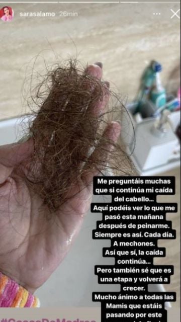 Sara Sálamo, en redes