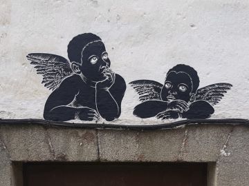 Lugo despierta con una nueva obra del Primo de Banksy
