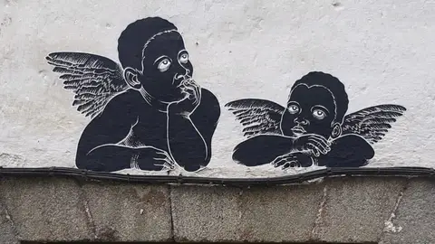 Lugo despierta con una nueva obra del Primo de Banksy Capilla del Carmen, Lugo